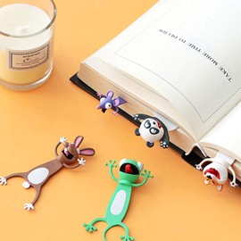 Funny 3D Cartoon Bookmark Lovely Animals Reading Bookmarks for Students Office Stationery Creative Gift Ideal for Boys Girls (Koala)