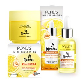 Sérum Ponds Sérum booster Vs Manchas 30g  Gel Hidratante Ponds Gel Hidratante Vs Manchas 110g                                                         