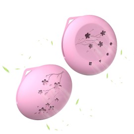 2 Soportes Para Esponjas De Maquillaje, Estuche Para Esponjas De Maquillaje, Estuche Para Borlas De Maquillaje, Soporte Para Esponjas De Maquillaje De Viaje (Rosa)
