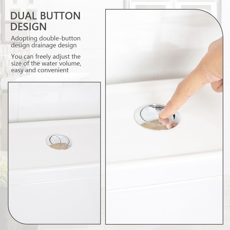 ZJIVQO Double Flush Toilet Button Toilet Push Button Toilet Flush