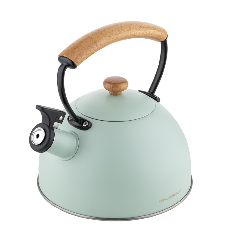 Florina Induction Kettle, Whistling Kettle, Stainless Steel, Silver, 2.3 L,