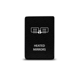 CH4x4 Toyota Small Push Switch Heated Mirrors Symbol - Amber LED