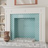 VEELIKE Light Teal Moroccan Peel and Stick Tile Backsplash 6