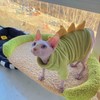 Dinosaur Sphynx Cat Clothes, Soft Polar Fleece Sweater for Cat,
