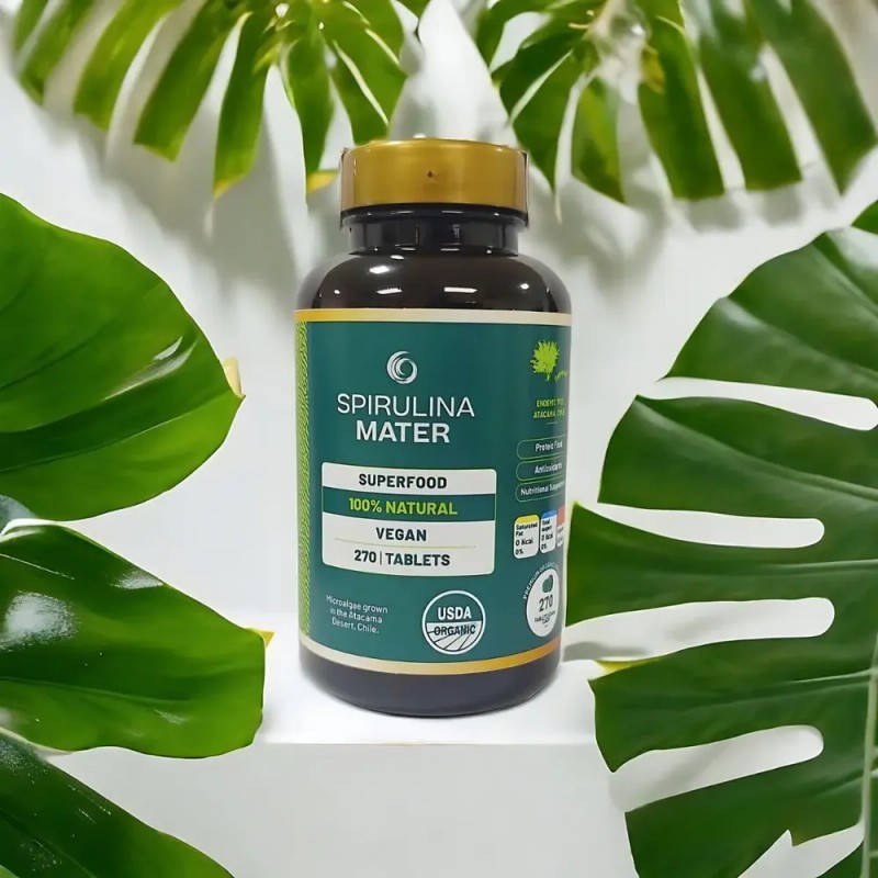 Suplemento Spirulina Mater Espirulina De 270 Un
