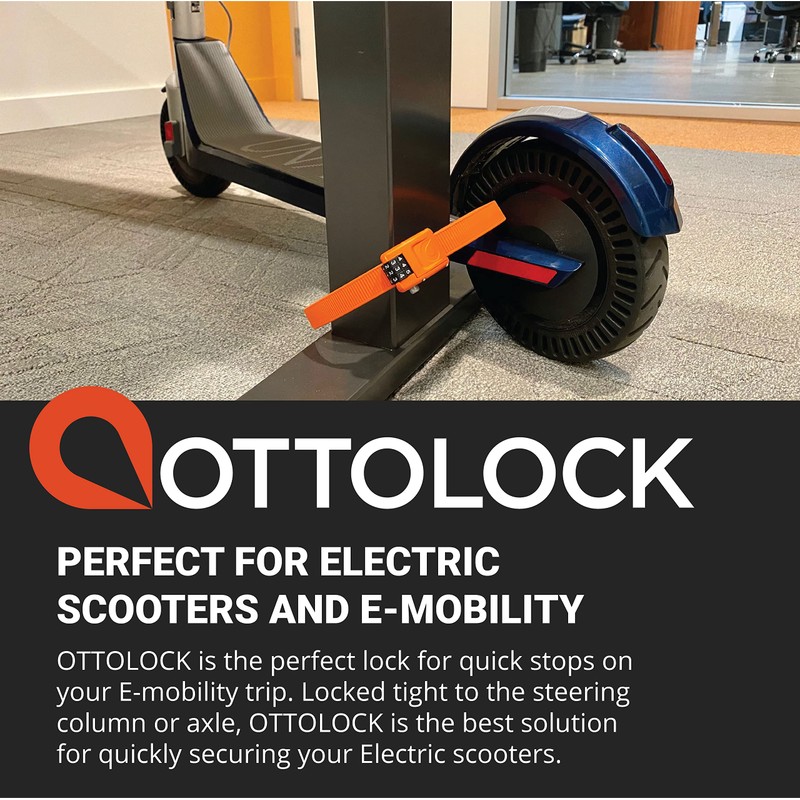 OTTOLOCK Combination Bike Lock | Lightweight & Compact | Theft
