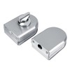 Stainless Steel 10~12mm Glass Door Lock Rotary Knob Open/Close Home