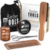 Case: Brush + Comb + Scissors + Oil + Balm