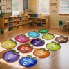 yueyaer 12 Pcs Kids Carpet Circle Seats,16" Kids Classroom Rug