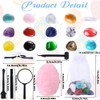 DIYDEC 3 Pack Easter Egg Dig Kit Real Gemstones Excavation
