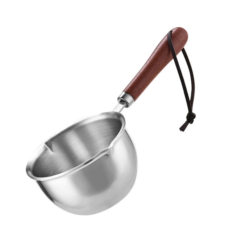 Oil Heating Pot Triple Layer Stainless Steel Uniform Heating Mini
