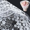 RUSPEPA 20 Sheets Flower Wrapping Paper - Lace Cellophane Plastic