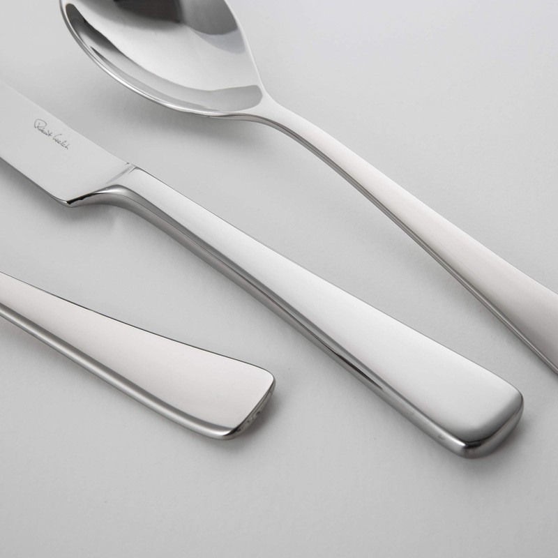 Robert Welch Malvern Bright Long Handled Spoon, Set of 4.