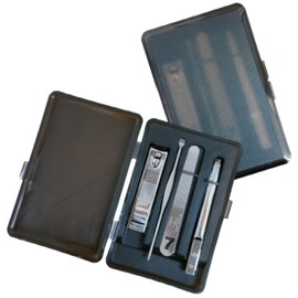 777 Three Seven TS-4118C Nail Care Set - 4 Essential Tools, Made in Korea, 50 Years Heritage
