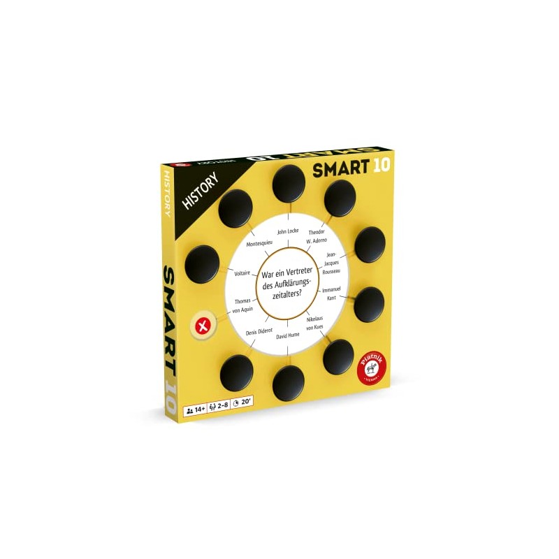 Piatnik 7243 Smart, 100 Additional Questions with 1000 Answer Options,