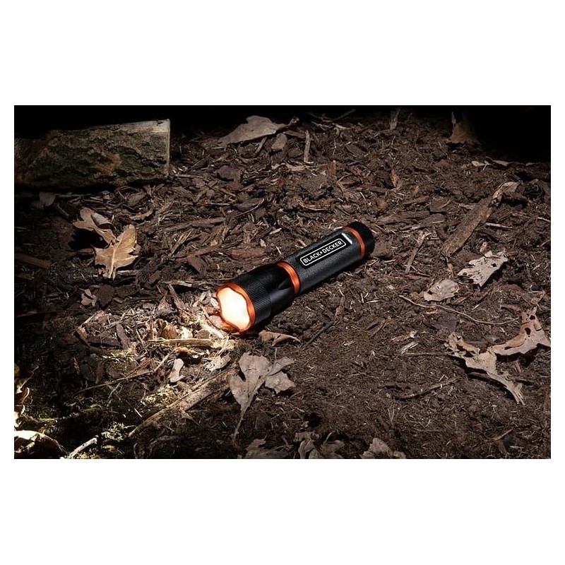 BLACK+DECKER LED Torch 400 Lumen - 10W - 200M Range
