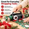 Wrapping Paper Cutter for Gift Wrapping – Black Manual Paper