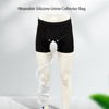 Wearable Silicone Urine Collector Bag Prevent Leakage with Urine Catheter