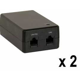 Crestron PWE-4803RU  - LOT of 2 NEW - 802.3af PoE Injectors Power over Ethernet