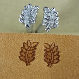 Steel Leaf Leather Stamps, Set of 2, Craft Japan Leather Stamping Tools, L515/L516