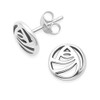 Heather Needham Sterling Silver Rennie Mackintosh Earrings - SIZE: 8mm.