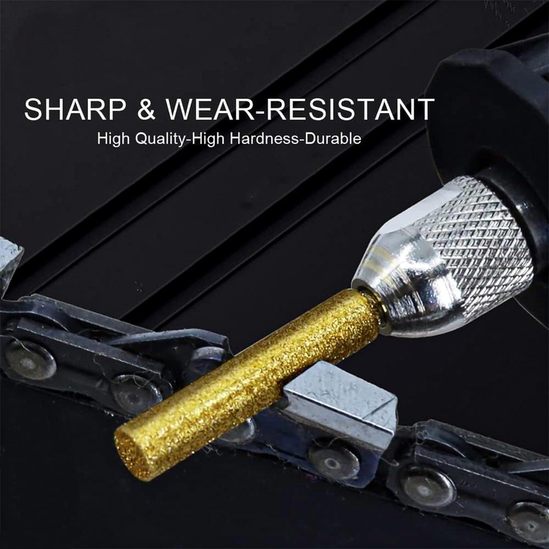 Pack of 12 Diamond Chainsaw Sharpeners 3 Size 4 mm