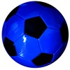 Football for Training or Match Size 5 Black and Blue