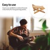 Stool Pedal, Folded Bamboo Guitar Footstool for Guitar