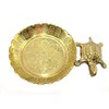 VRINDAVANBAZAAR.COM Pure Brass Vastu Fengshui Tortoise/Turtle with Plate for Goodluck-