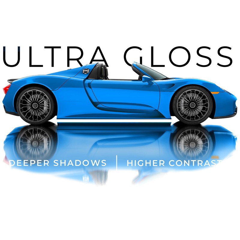 VViViD+ Ultra Gloss Smurf Blue Vinyl Car Wrap Premium Paint