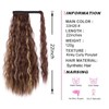 Stamped Glorious Long Corn Wave Ponytail Extension Magic Paste Heat