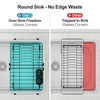 iSPECLE Expandable Dish Drying Rack for Kitchen Sink - Rust