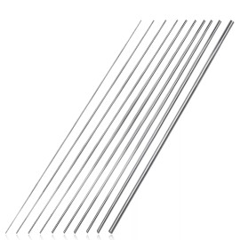 156 Pcs 40 cm Straight Stainless Steel Spring Wire Spring Assortment Stainless