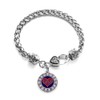 Inspired Silver - National Guard Silver Braided Bracelets for Women