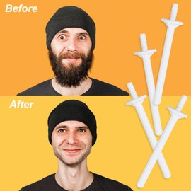 100 Pieces Nose Wax Sticks, Disposable Nose Hair Removal Sticks, Men Nose Waxing Applicators Kit for Nostril Cleaning