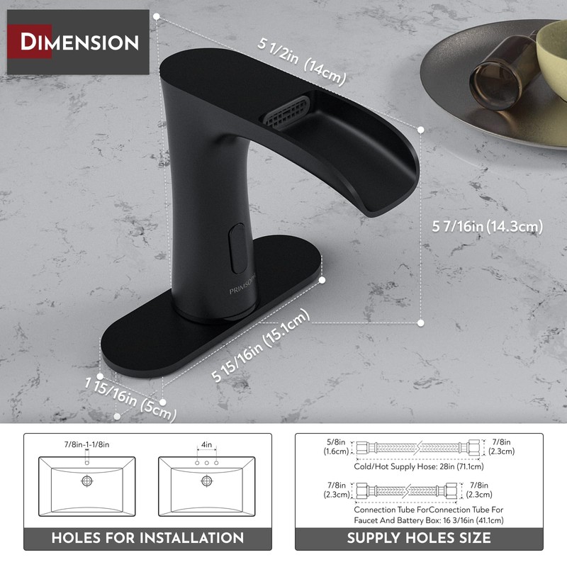 PRIMSOPH Waterfall Automatic Motion Sensor Hands Free Electronic Infrared Smart
