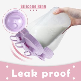 FyndraX Pour Spout Lids for Ball Wide Mouth Mason Jars, Airtight Canning Jar Flip Cap Top Lid for Drinking, Salad, Dressing Pouring, Leak-Proof, Colorful Pack of 8