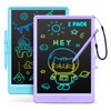 Kidopire LCD Writing Tablet, 2Pack Reusable Drawing Pad for Kids,