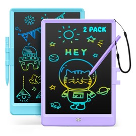 Kidopire LCD Writing Tablet, 2Pack Reusable Drawing Pad for Kids, Colorful Doodle Board Kid Drawing Tablet, Educational Toddler Girl Toys, Birthday Gift Ideas for 3 4 5 6 7 8 Year Old Kids