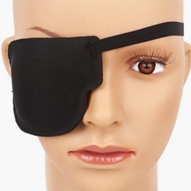Single Eye Patch - Unique Cosplay Fashion Accessory & Makeup Prop Left Eye (Play) 5ea