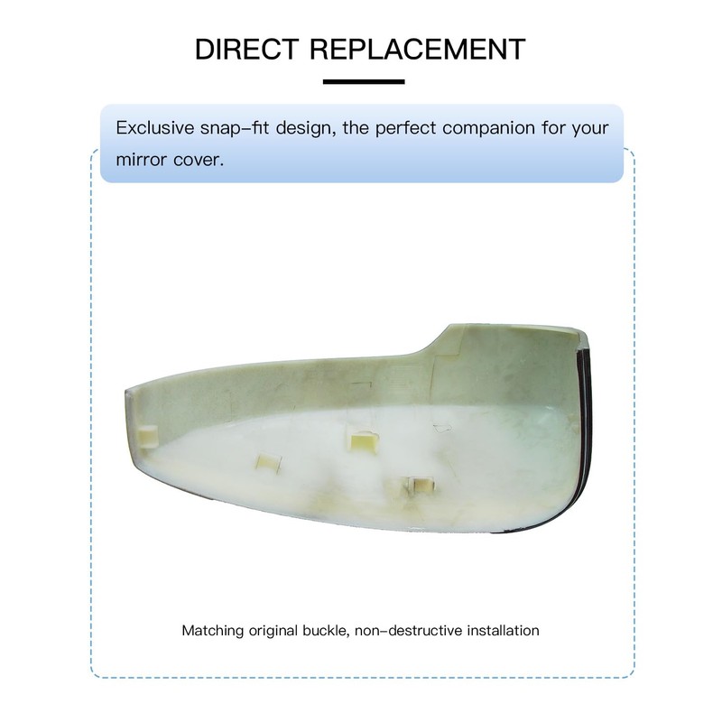 TKPUFR Direct Replacement Right Passenger Side Mirror Cover Cap Compatible
