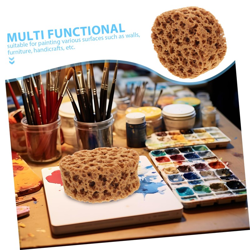 Sosoport Imitation Sea Sponge Painting Tool Unique Textured Sponge Brush