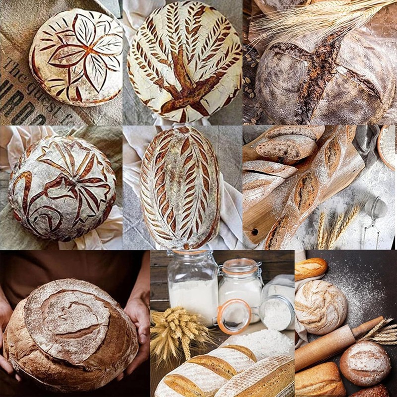 1+1+20 pcs UFO Bread Lame For Dough Bread Lame Cutter