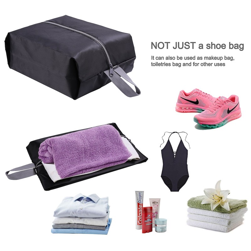 YAMIU Travel Shoe Bags Set of 2 Waterproof Nylon with