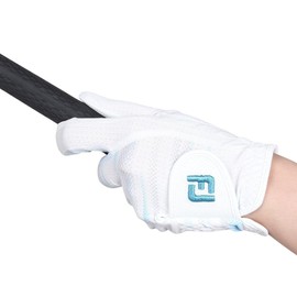 FootJoy Women's Golf Gloves, Staycool EX, Ambidextrous, White/Blue, 7.1 inches (18 cm), multicolor (white / blue)