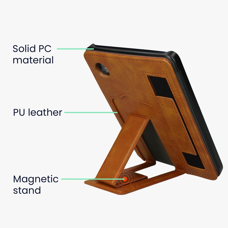 kwmobile Foldable PU Leather Cover and Stand for eReader Compatible
