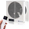 8" Room to Room Fan with Remote, Reversible Through Wall