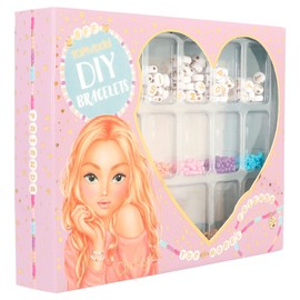 Depesche TOPModel 12186 Craft Set for Making DIY Bracelets Including Elastic Band, Many Beads and Pendants, Gift Bags and Instructions (English language not guaranteed)