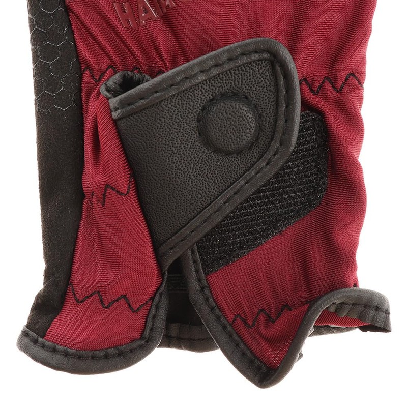 Hatachi SS BH8028 Ground Golf Ultra Stretch Gloves, Wine