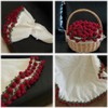 Crochet Bouquet of Flowers, DIY Handmade Rose Blanket, Rose Bouquet